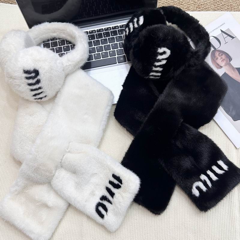 Miumiu Scarf Earmuff 112501